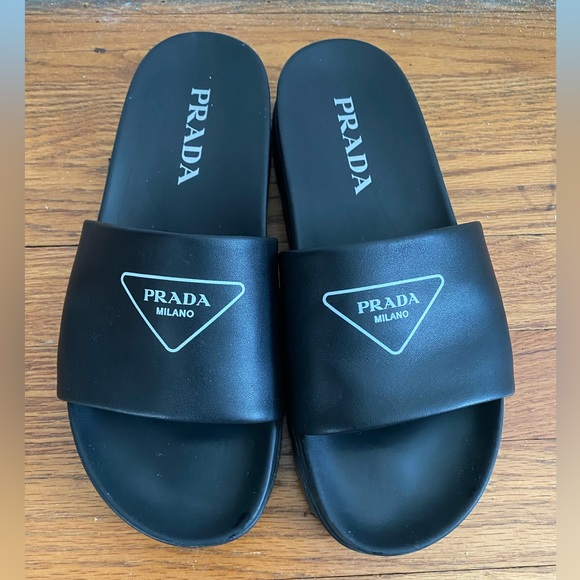 Prada Rubber Slides - Picture 8 of 16